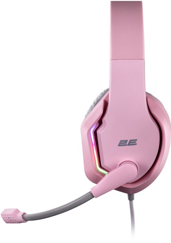 Гарнітура 2E Gaming HG315 RGB USB 7.1 Pink (2E-HG315PK-7.1)