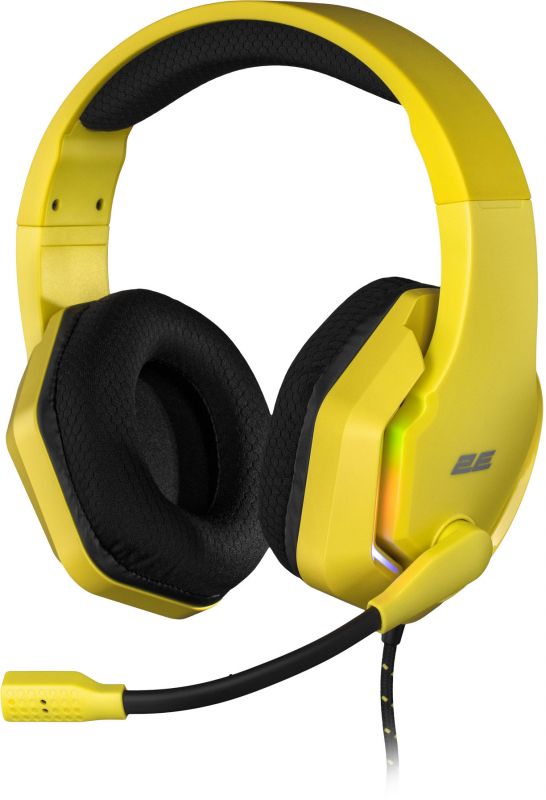 Гарнітура 2E Gaming HG315 RGB USB 7.1 Yellow (2E-HG315YW-7.1)