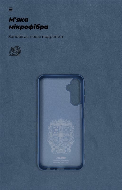 Чохол-накладка Armorstandart Icon для Samsung Galaxy A24 4G SM-A245 Camera cover Dark Blue (ARM68002)