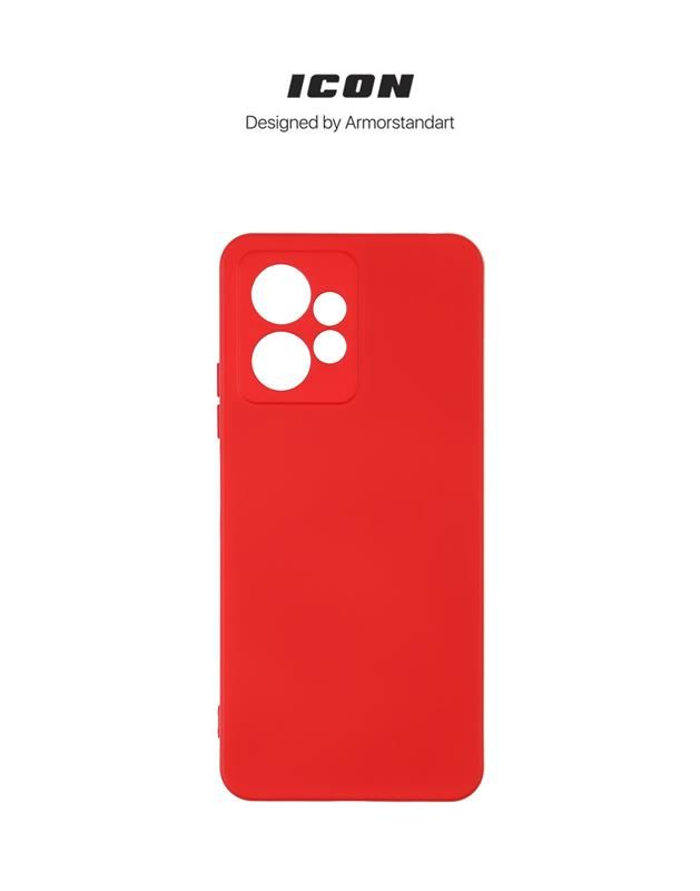 Чохол-накладка Armorstandart Icon для Xiaomi Redmi Note 12 4G Camera cover Red (ARM67703)