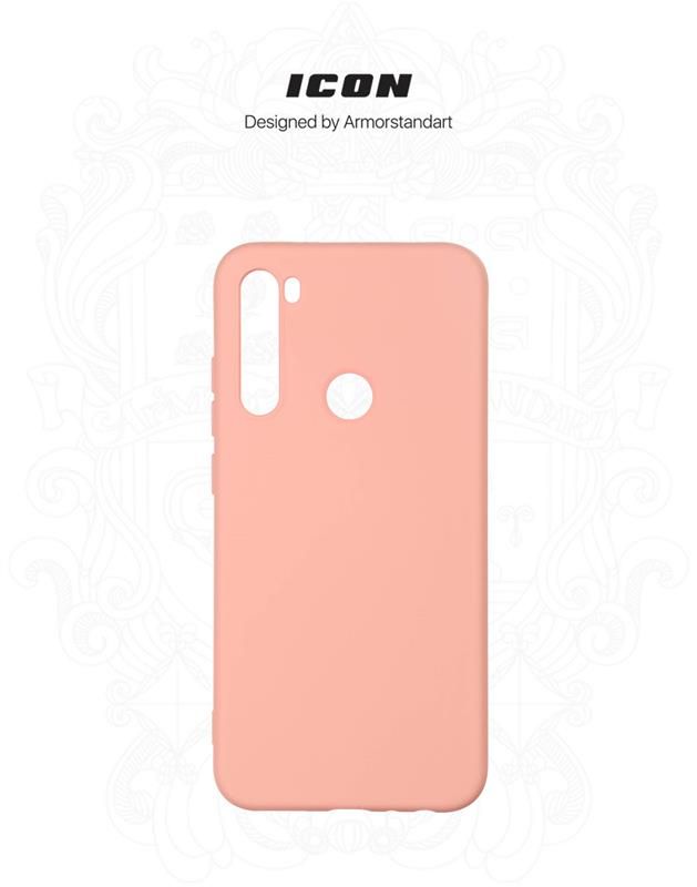 Чохол-накладка Armorstandart Icon для Xiaomi Redmi Note 8/Note 8 2021 Pink (ARM55869)