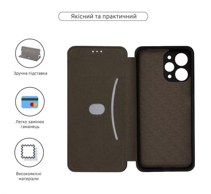 Чохол-книжка Armorstandart G-Case для Xiaomi Redmi 12 4G Black (ARM66542)