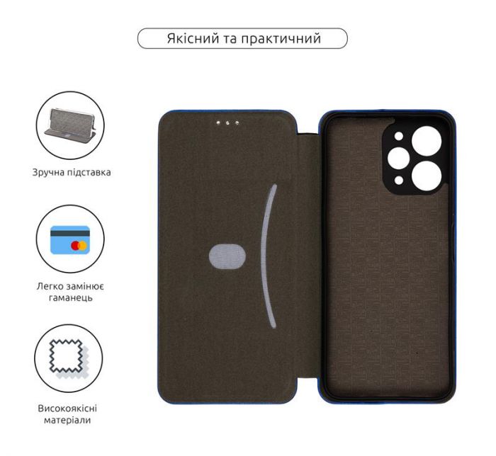 Чохол-книжка Armorstandart G-Case для Xiaomi Redmi 12 4G Blue (ARM66541)