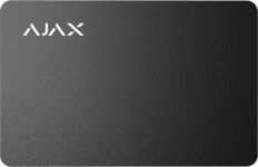 Безконтактна картка Ajax Pass Black (10шт) для клавіатури KeyPad Plus