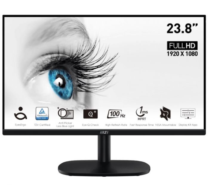 Монітор MSI 23.8" Pro MP245V VA Black 100Hz