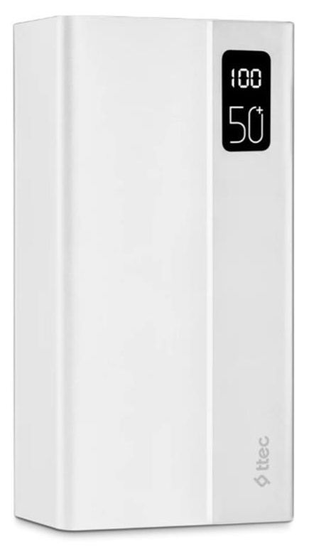 Універсальна мобільна батарея Ttec 50000mAh ReCharger Mega LCD White (2BB197B)