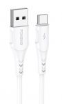 Кабель Foneng X81 1M Cable USB - USB Type-C (M/M), 2.1 A, 1 м, White (X81-CA-TC)