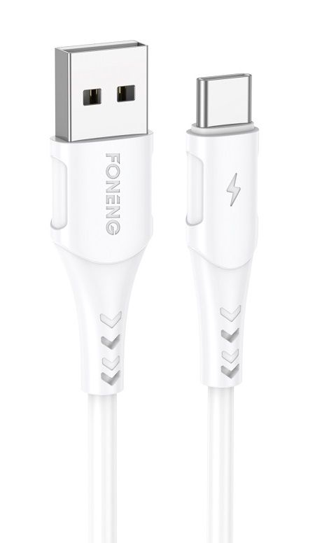 Кабель Foneng X81 1M Cable USB - USB Type-C (M/M), 2.1 A, 1 м, White (X81-CA-TC)