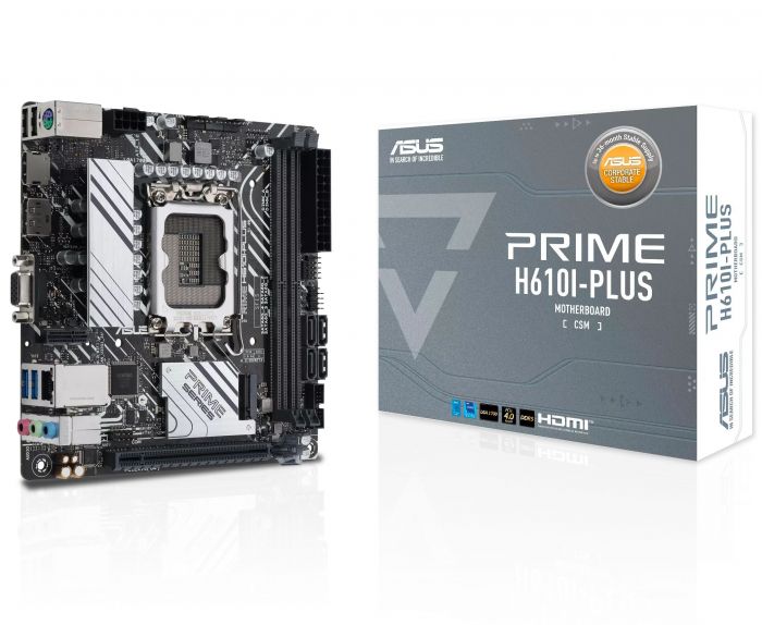 Материнська плата Asus Prime H610I-Plus-CSM Socket 1700