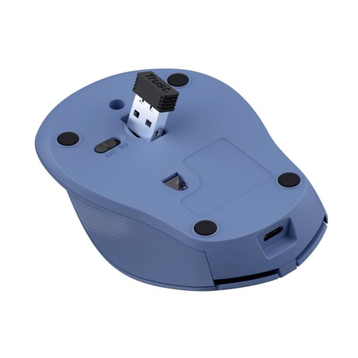 Миша бездротова Trust Zaya Rechargeable Light Blue (25039) 