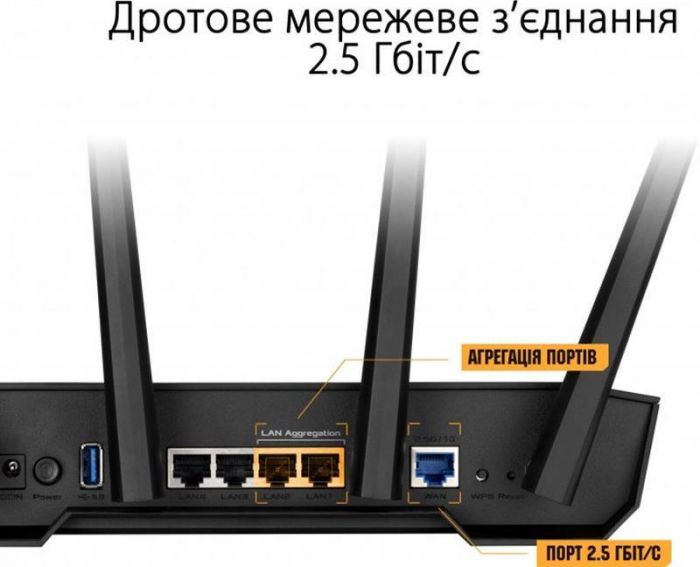 Бездротовий маршрутизатор Asus TUF Gaming AX3000 V2