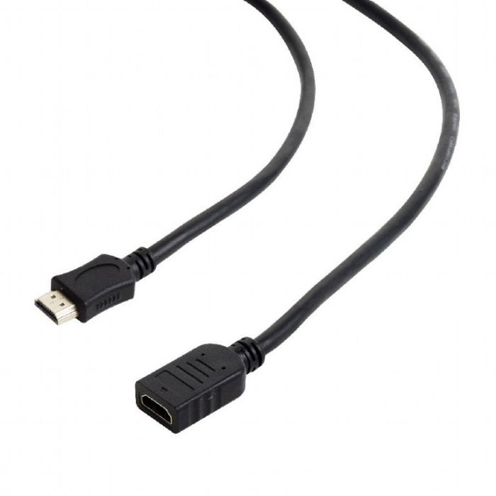 Кабель Cablexpert HDMI - HDMI (M/F), подовжувач, 1.8 м, чорний (CC-HDMI4X-6) пакет