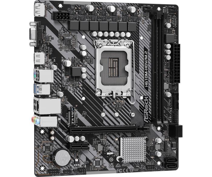 Материнська плата ASRock H610M-HDV/M.2 R2.0 Socket 1700