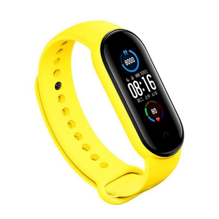 Ремінець BeCover для Xiaomi Mi Smart Band 5/Mi Smart Band 6/Mi Smart Band 7 Yellow (705073)