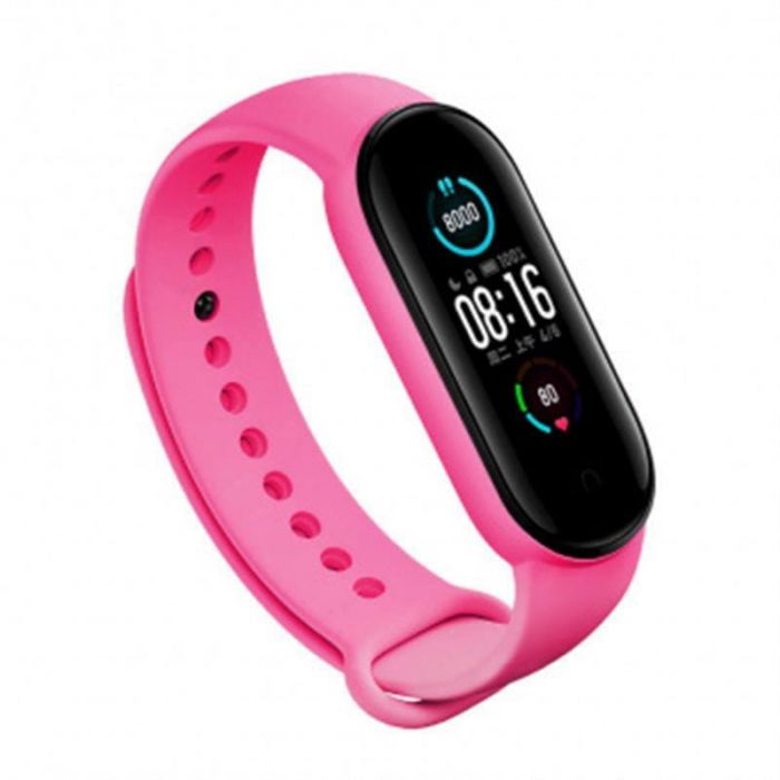 Ремінець BeCover для Xiaomi Mi Smart Band 5/Mi Smart Band 6/Mi Smart Band 7 Hot Pink (705556)