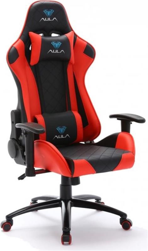 Крісло для геймерів Aula F1029 Gaming Chair Black/Red (6948391286181)