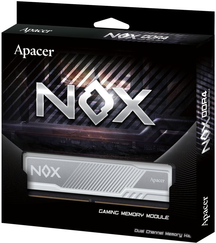 Модуль пам`ятi DDR4 2x8GB/3600 Apacer NOX White (AH4U16G36C25YMWAA-2)