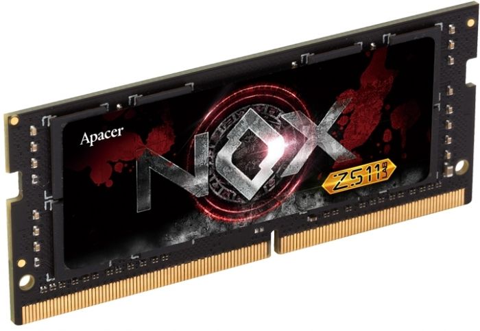 Модуль пам`ятi SO-DIMM 16GB/3200 DDR4 Apacer NOX Black (A4S16G32CLYBDAA-1)