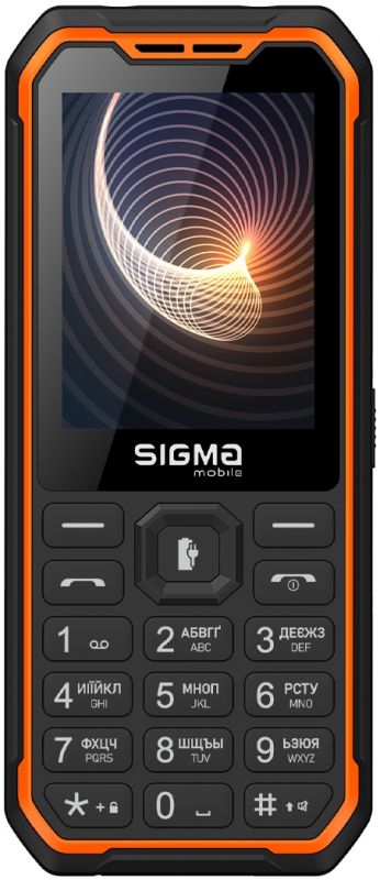 Мобiльний телефон Sigma mobile X-style 310 Force Type-C Dual Sim Black-Orange