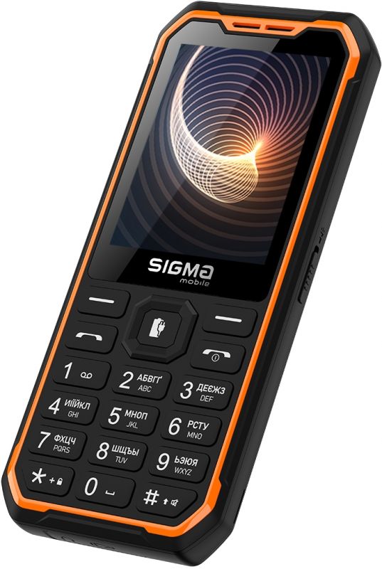 Мобiльний телефон Sigma mobile X-style 310 Force Type-C Dual Sim Black-Orange