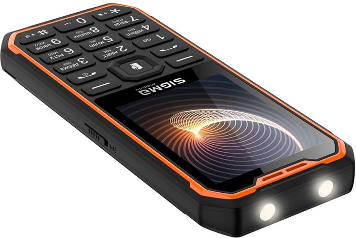 Мобiльний телефон Sigma mobile X-style 310 Force Type-C Dual Sim Black-Orange