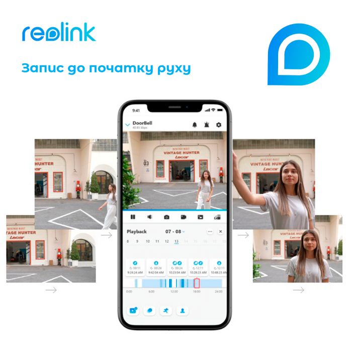 Відеодзвінок Reolink Video Doorbell PoE