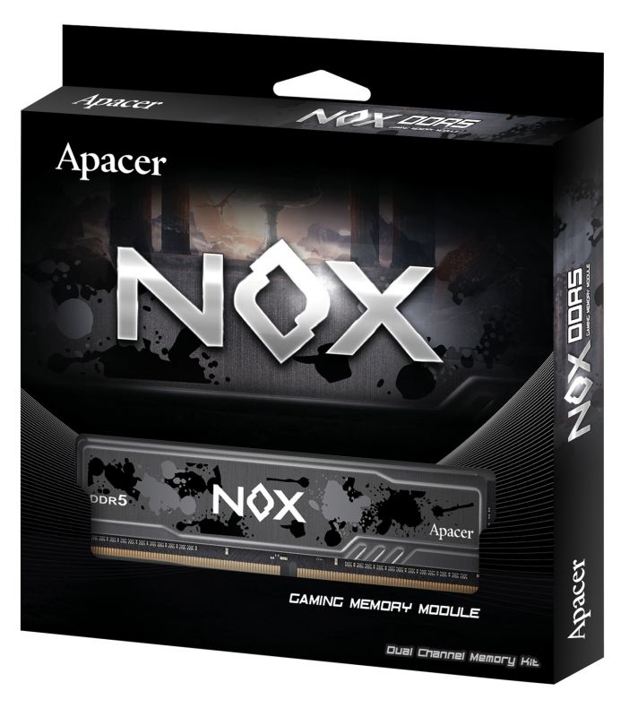 Модуль пам`ятi DDR5 32GB/5200 Apacer NOX (AH5U32G52C522MBAA-1)