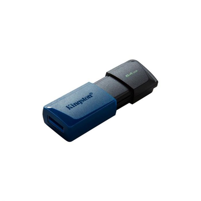 Флеш-накопичувач USB3.2 2x64GB Kingston DataTraveler Exodia M Black/Blue (DTXM/64GB-2P)