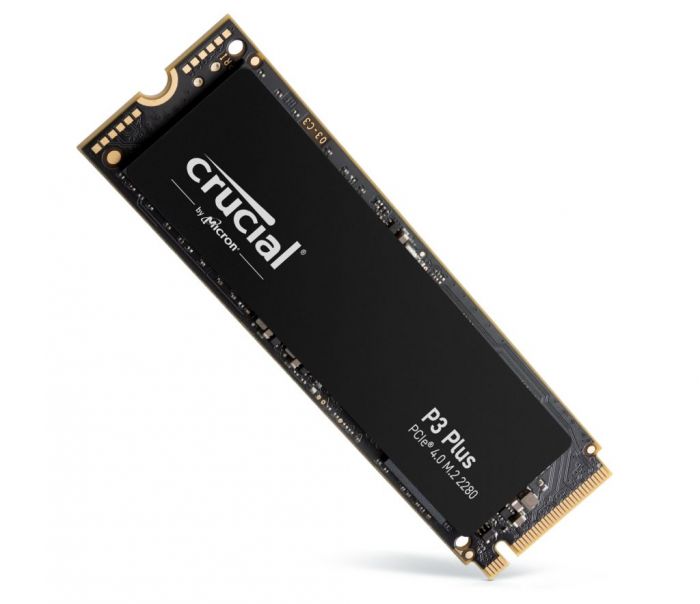 Накопичувач SSD  500GB Crucial P3 Plus M.2 2280 NVMe PCIe 3.0 x4 TLC 3D NAND (CT500P3PSSD8)