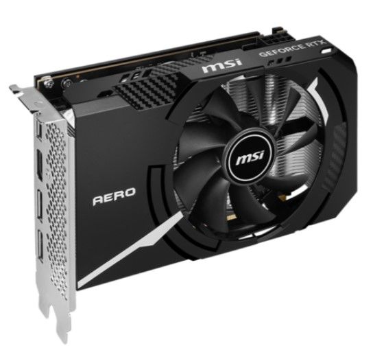 Відеокарта GF RTX 4060 8GB GDDR6 Aero ITX OC MSI (GeForce RTX 4060 AERO ITX 8G OC)