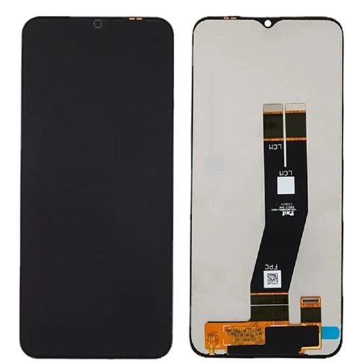 Дисплей Samsung SM-A145F/A146B Galaxy A14 4G/A14 5G 2023 у зборі з сенсором black service orig (широкий конектор) (A146B V0.4) (L26898)