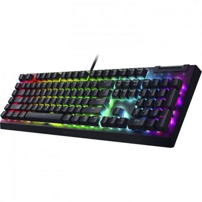 Клавіатура Razer BlackWidow V4 X Yellow Switch RU Black (RZ03-04702500-R3R1)