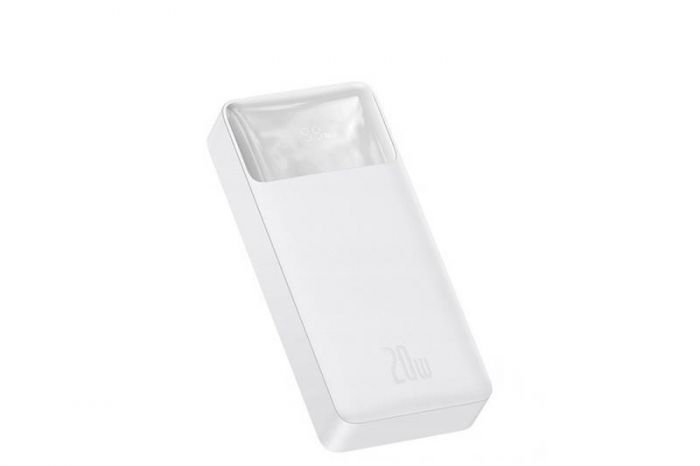 Універсальна мобільна батарея Baseus Bipow 20000 mAh White (PPDML-M02) (1283126558771)