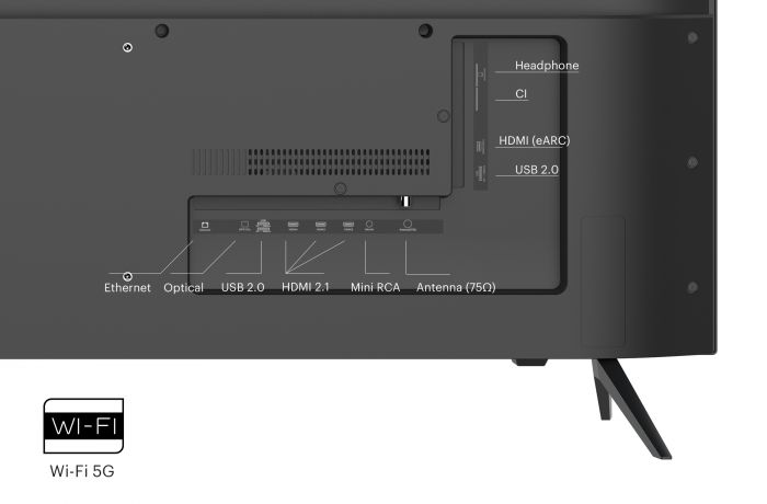 Телевiзор Kivi 65U760QB