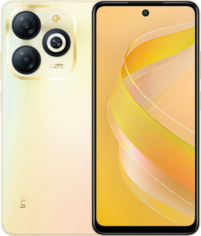 Смартфон Infinix Smart 8 X6525 4/64GB Dual Sim Shiny Gold