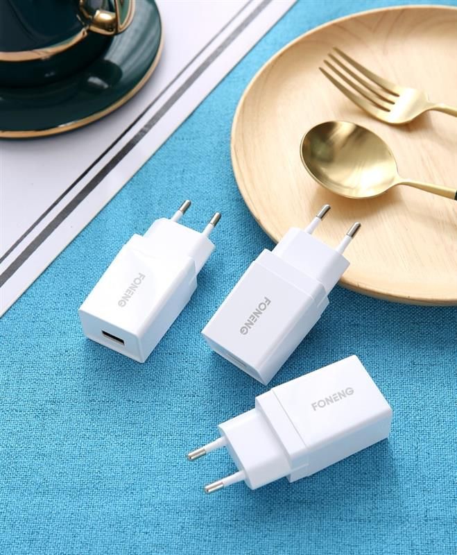 Мережевий зарядний пристрій Foneng K210 Charger (1USBх2.1A) White (K210-CH)