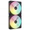 Вентилятор Corsair iCUE Link QX140 RGB PWM PC Fans Starter Kit with iCUE Link System Hub (CO-9051004-WW)