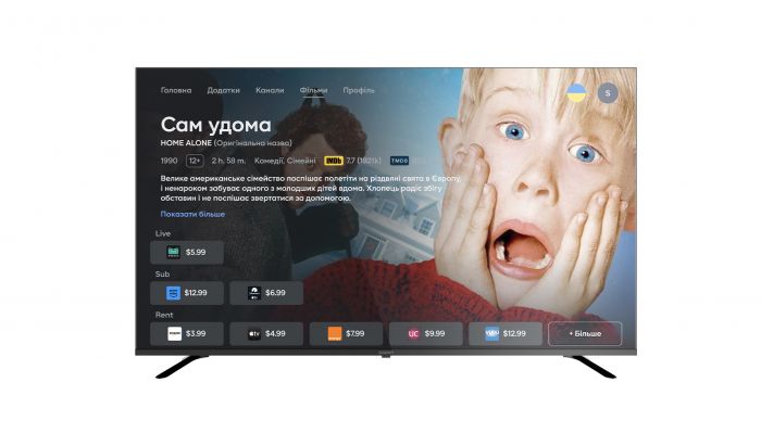 Телевiзор Gazer TV65-UN1