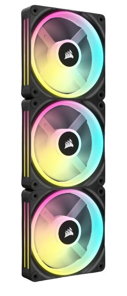 Вентилятор Corsair iCUE Link QX120 RGB PWM PC Fans Starter Kit with iCUE Link System Hub (CO-9051002-WW)