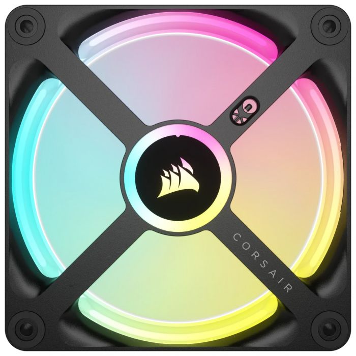 Вентилятор Corsair iCUE Link QX120 RGB PWM PC Fans Starter Kit with iCUE Link System Hub (CO-9051002-WW)