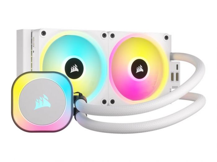 Система водяного охолодження Corsair iCUE Link H100i RGB Liquid CPU Cooler White (CW-9061005-WW)