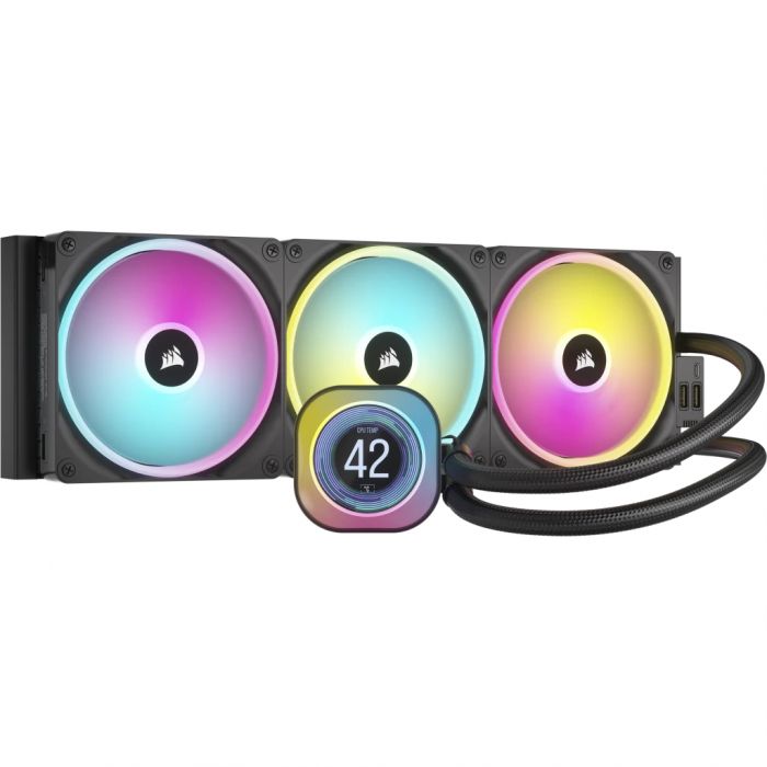 Система водяного охолодження Corsair iCUE Link H170i LCD RGB Liquid CPU Cooler Black (CW-9061009-WW)