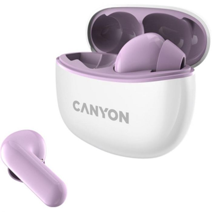 Bluetooth-гарнітура Canyon TWS-5 Purple (CNS-TWS5PU)