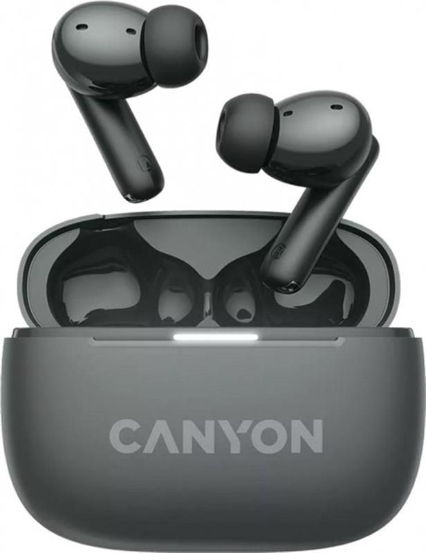 Bluetooth-гарнітура Canyon OnGo TWS-10 ANC ENC Black (CNS-TWS10BK)