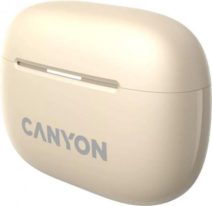 Bluetooth-гарнітура Canyon OnGo TWS-10 ANC ENC Beige (CNS-TWS10BG)