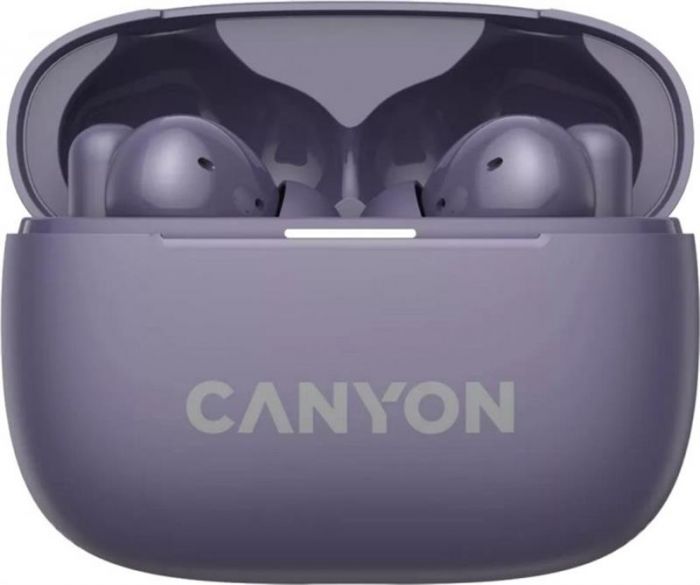 Bluetooth-гарнітура Canyon OnGo TWS-10 ANC ENC Purple (CNS-TWS10PL)