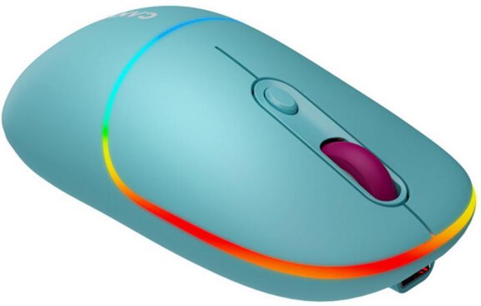 Миша бездротова Canyon MW-22 Dual Band RGB Wireless Dark Cyan (CNS-CMSW22DC)