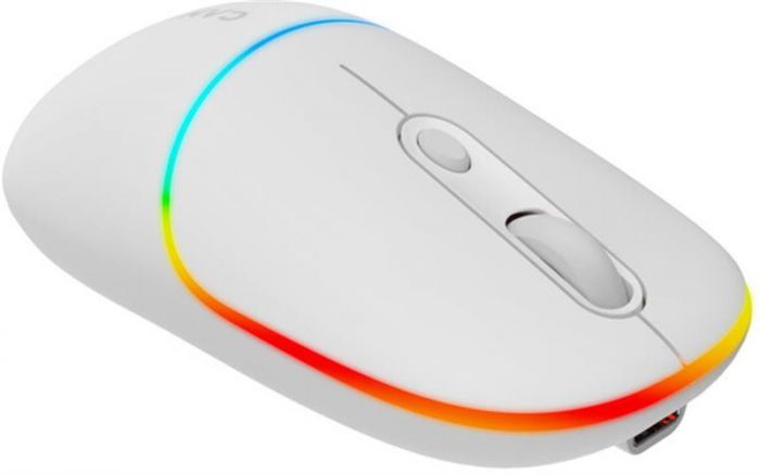 Миша бездротова Canyon MW-22 Dual Band RGB Wireless Snow White (CNS-CMSW22SW)