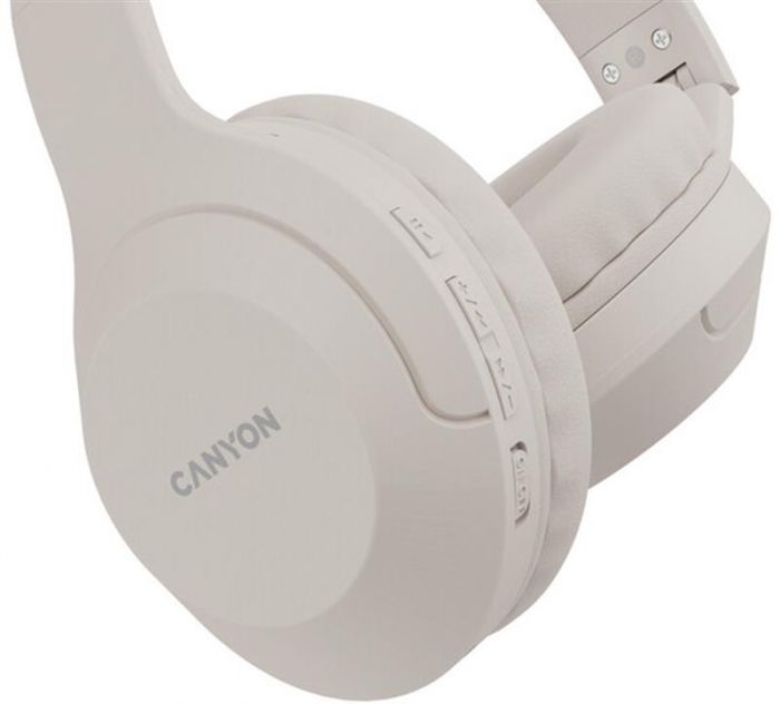 Bluetooth-гарнітура Canyon BTHS-3 Beige (CNS-CBTHS3BE)