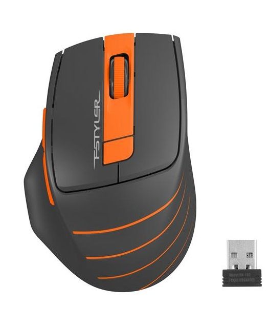 Миша бездротова A4Tech FG30S Orange/Black USB